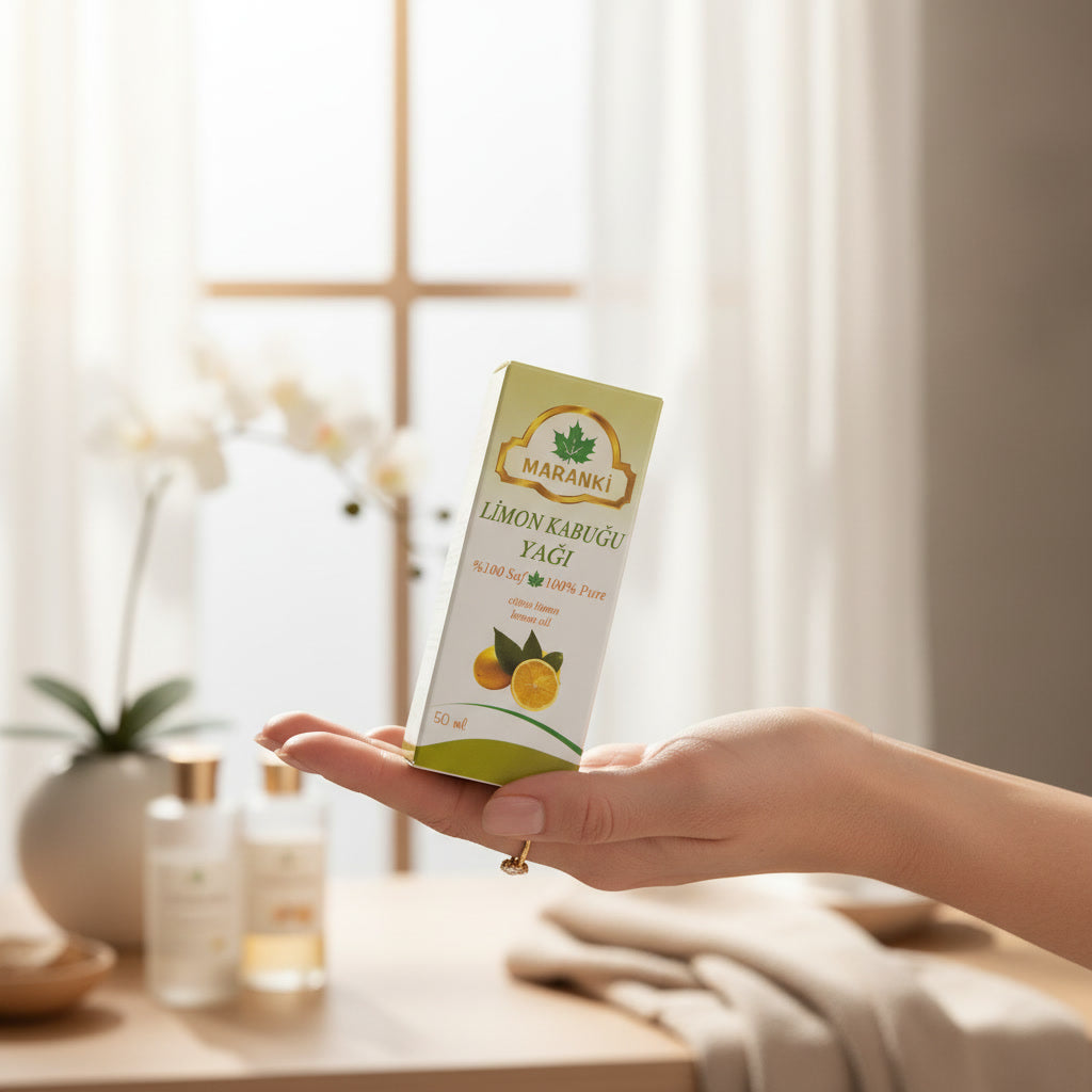 Ahmet Maranki Limon Kabuğu Yağı – %100 Saf Doğal Lemon Peel Oil 50 ml
