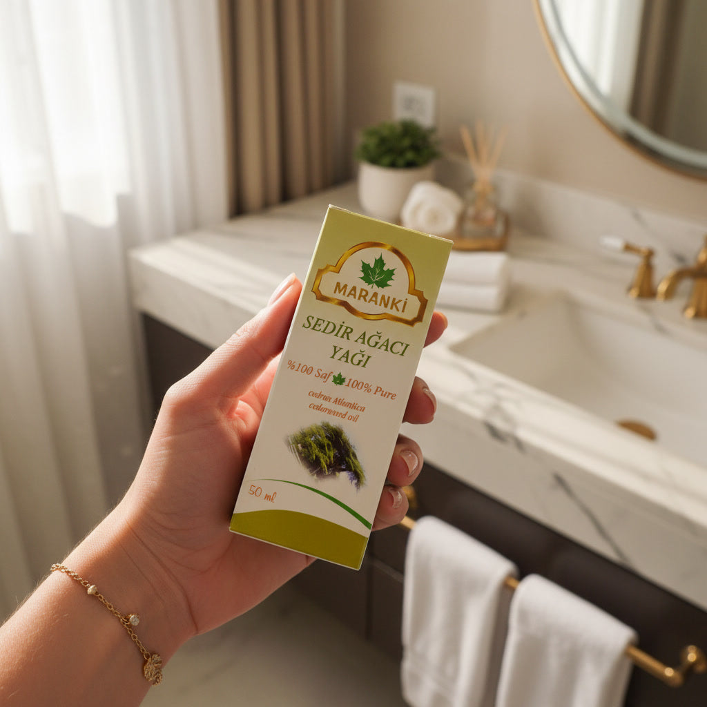 Ahmet Maranki Sedir Ağacı Yağı – %100 Saf Doğal Cedarwood Oil 50 ml