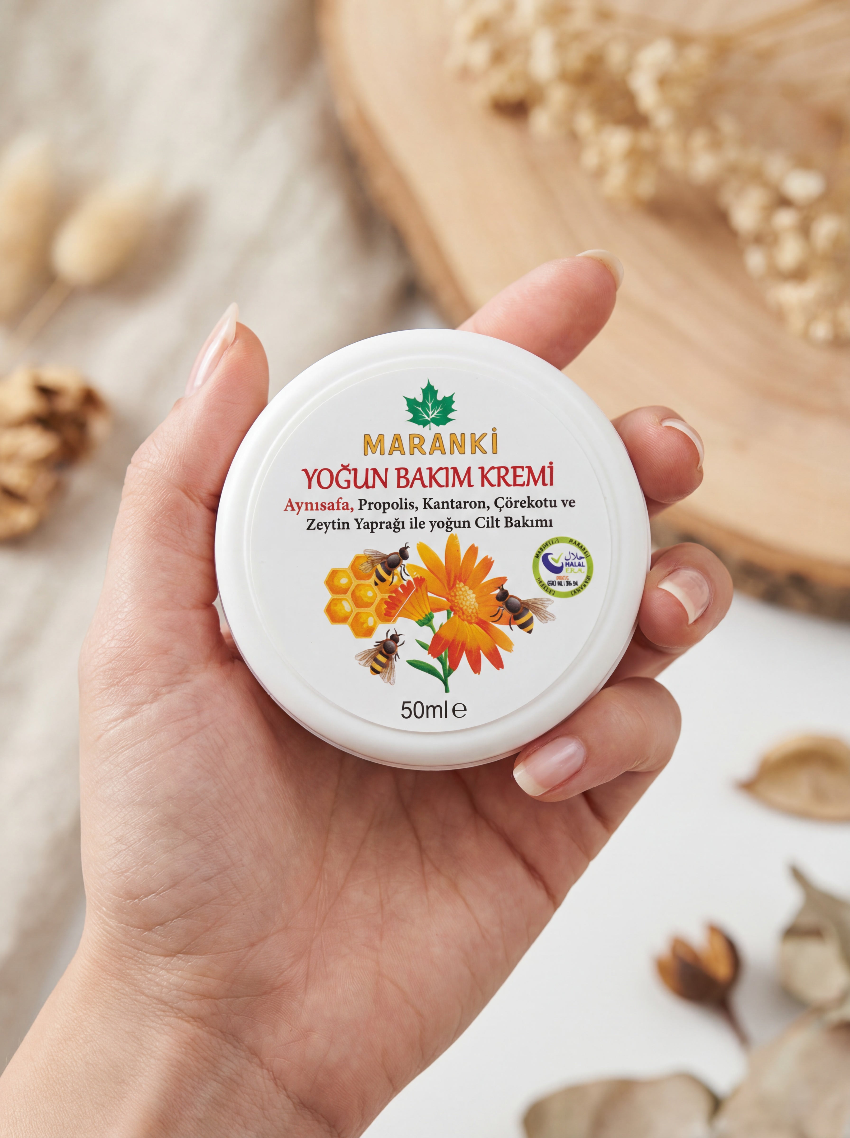 Ahmet Maranki Yoğun Bakım Kremi 50 ml – Bitkisel Cilt Bakımı