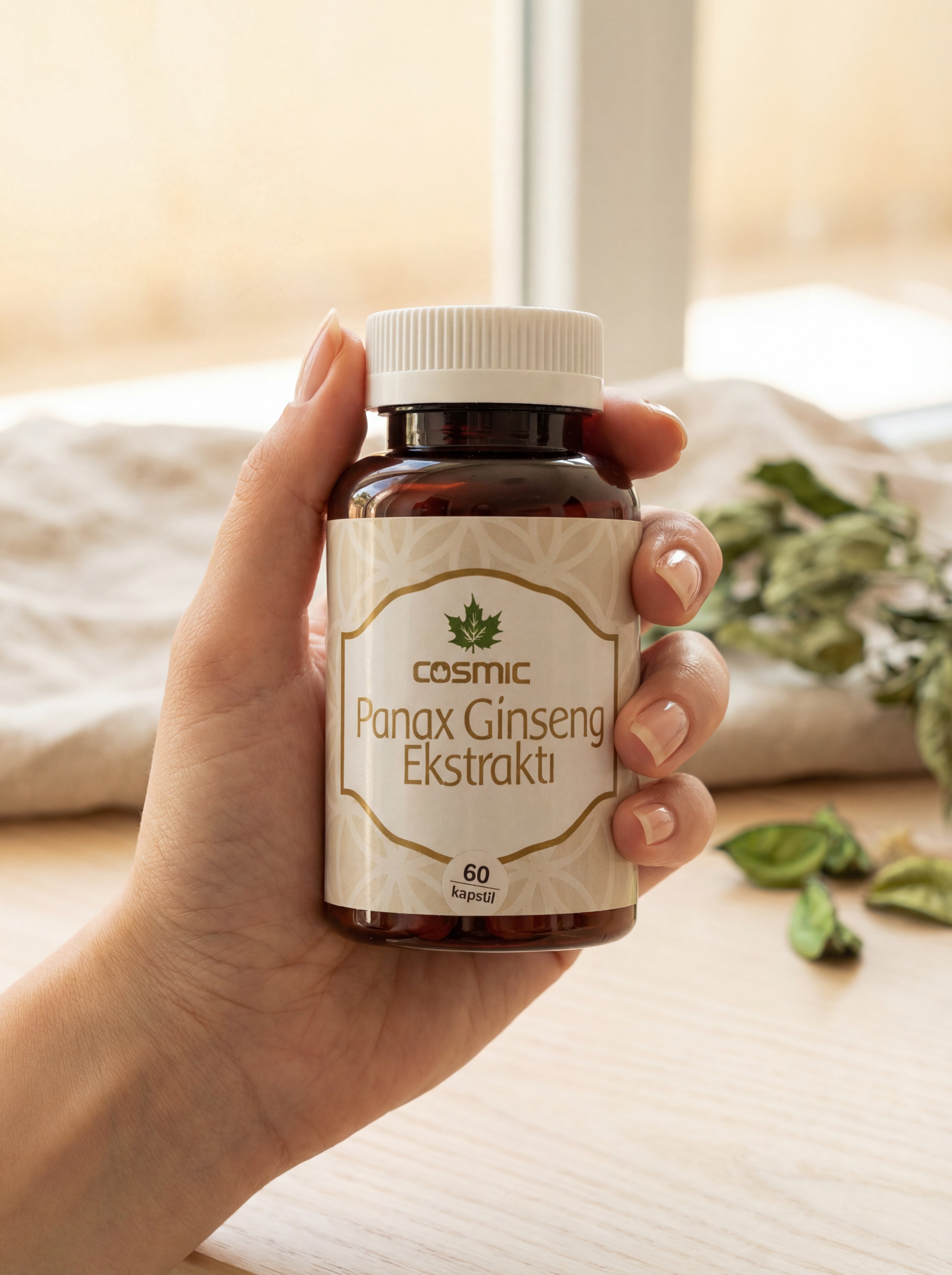 Ahmet Maranki Panax Ginseng Ekstrakt – Bitkisel Takviye (60 Kapsül)